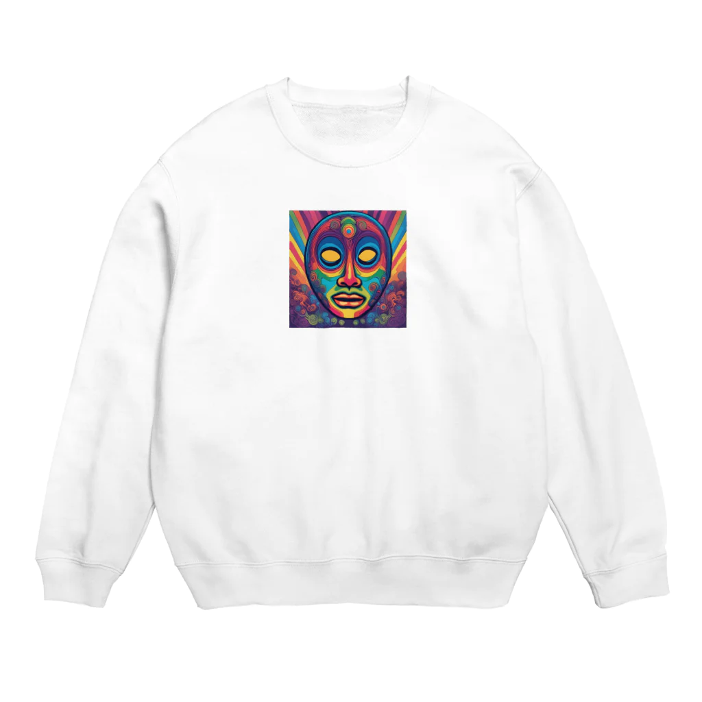 GOD GIRL123のマスクマン2 Crew Neck Sweatshirt