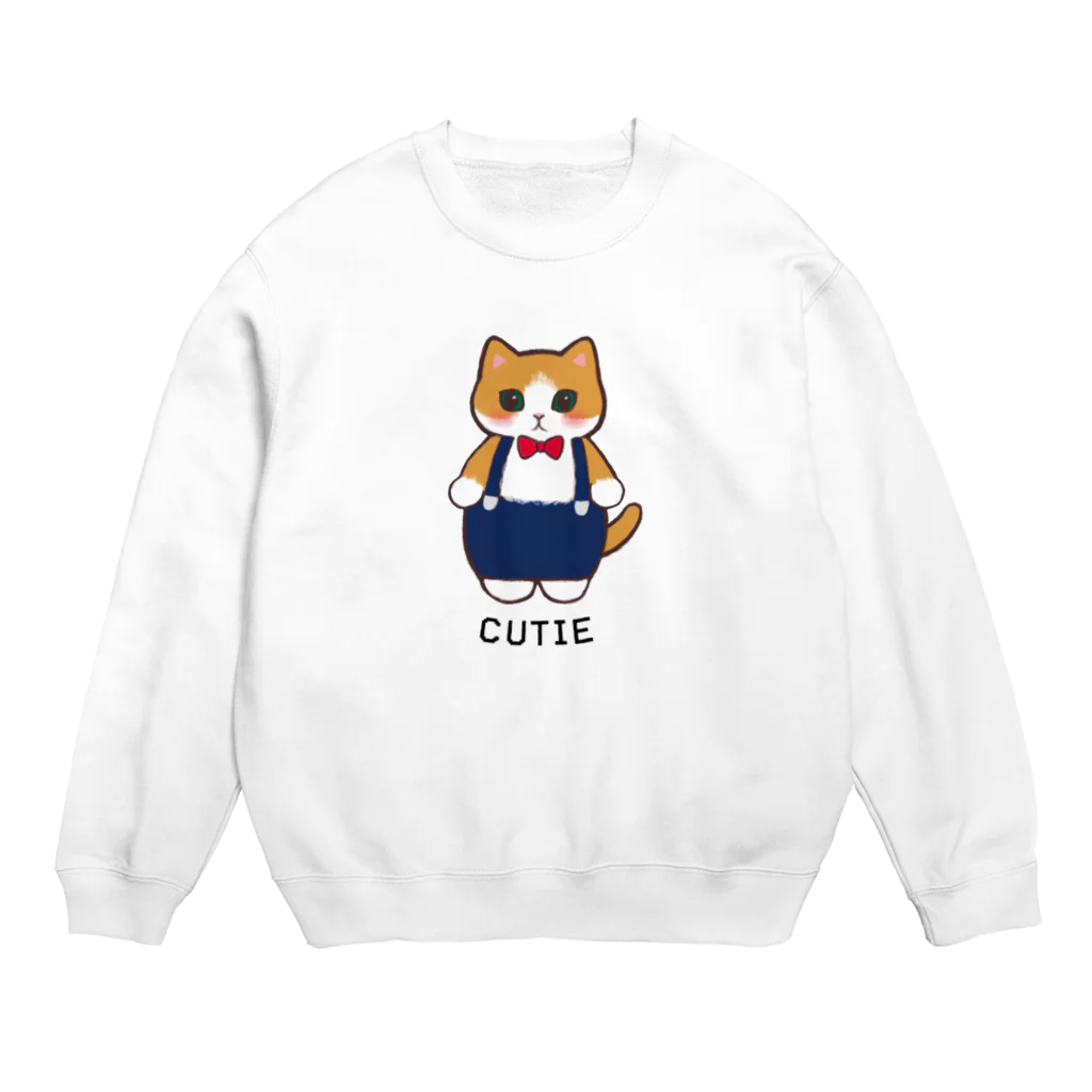 ふわにゃんshopのCUTIE CAT_スウェット Crew Neck Sweatshirt