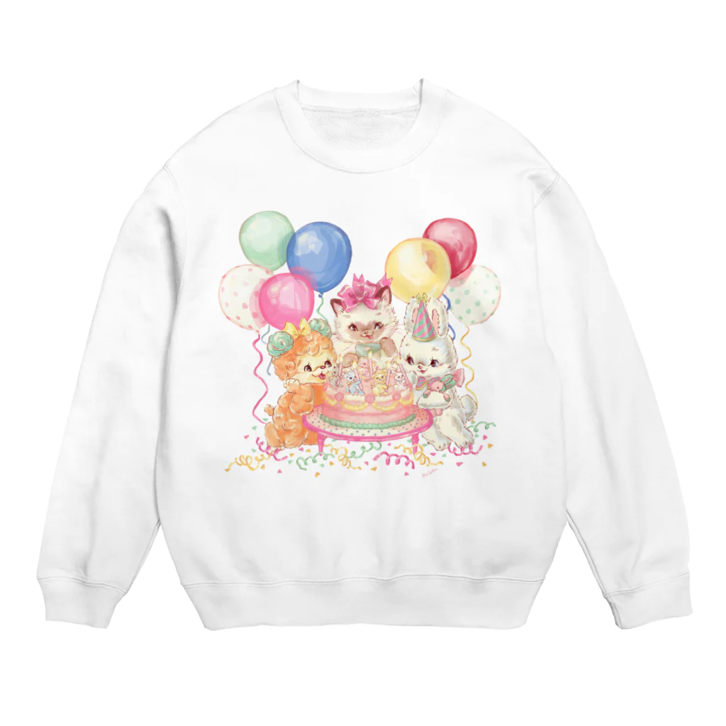 かわうそ🐹Ms LUTRAのHappyCakeParty Crew Neck Sweatshirt