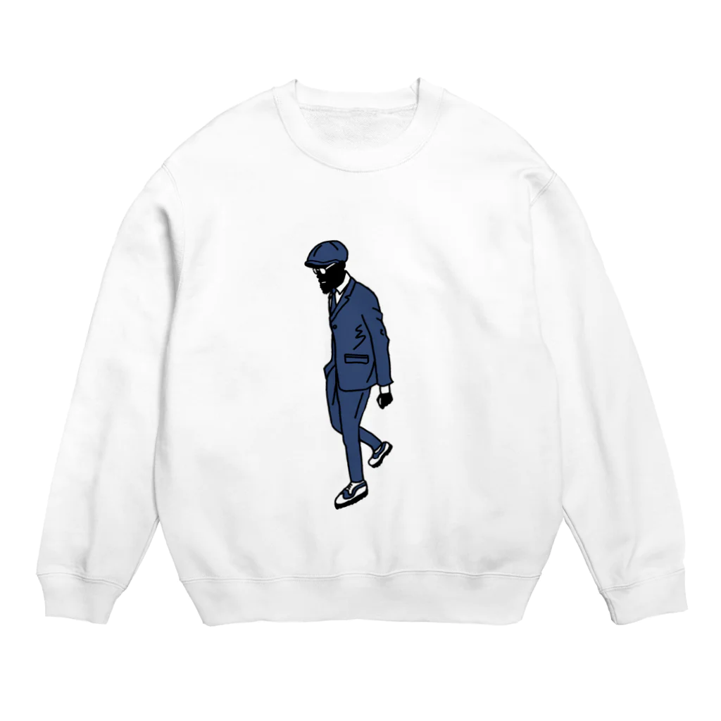 ゆ～きのくろひと Crew Neck Sweatshirt