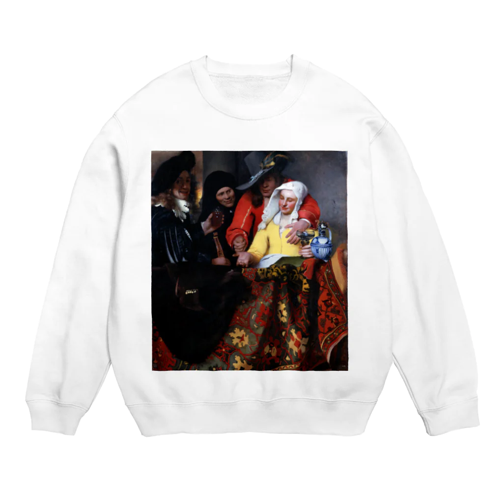 世界美術商店の取り持ち女 / The Procuress Crew Neck Sweatshirt