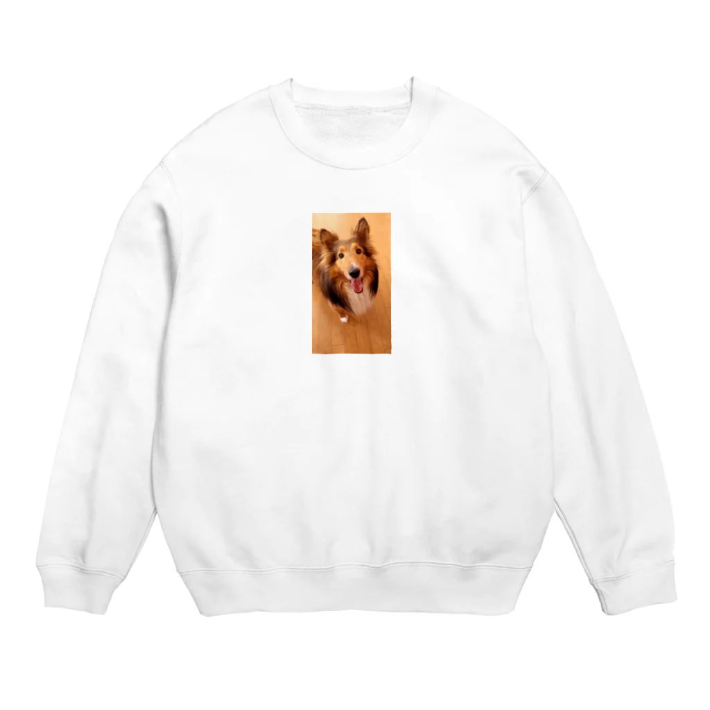 気まぐれシェルティまぐっずのニッコリまぐ Crew Neck Sweatshirt