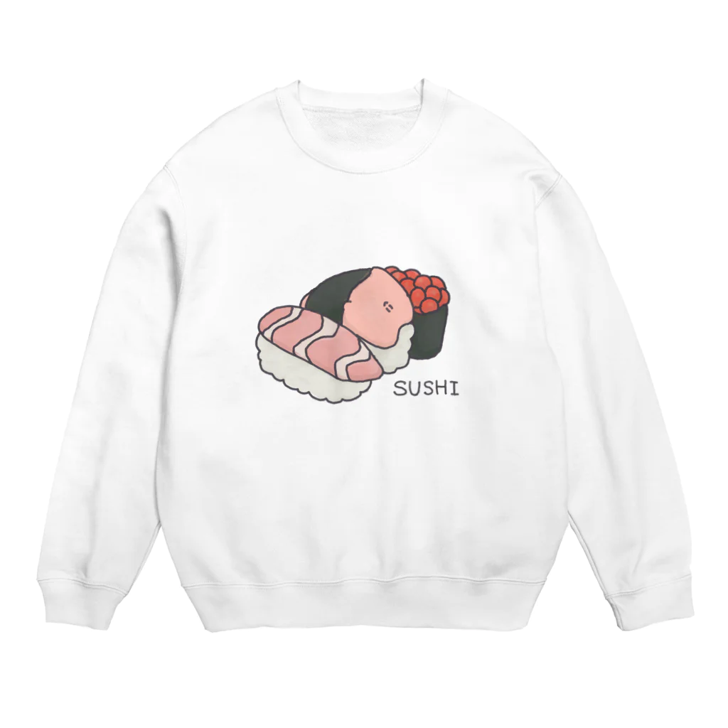 nwaの寿司ゆよん Crew Neck Sweatshirt