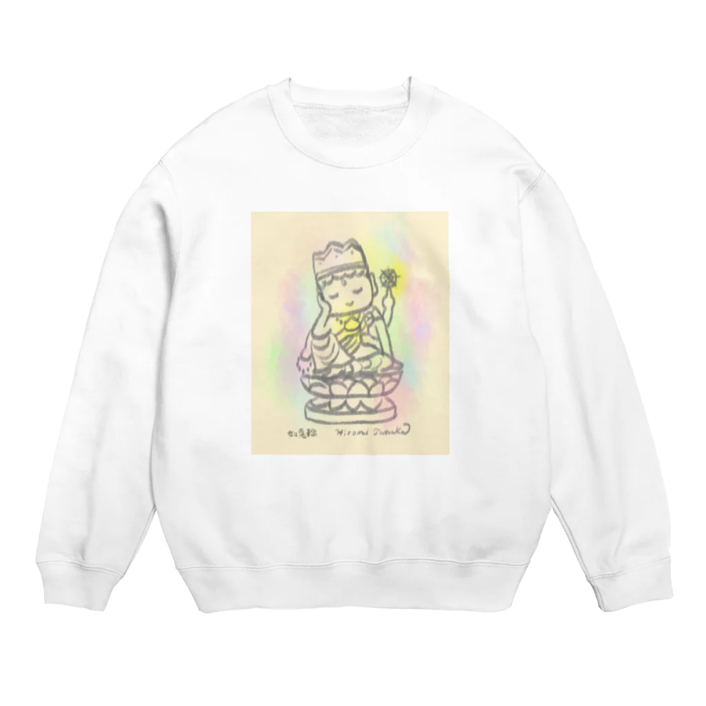 田中ひろみ(usagitv)の　如意輪観音 Crew Neck Sweatshirt