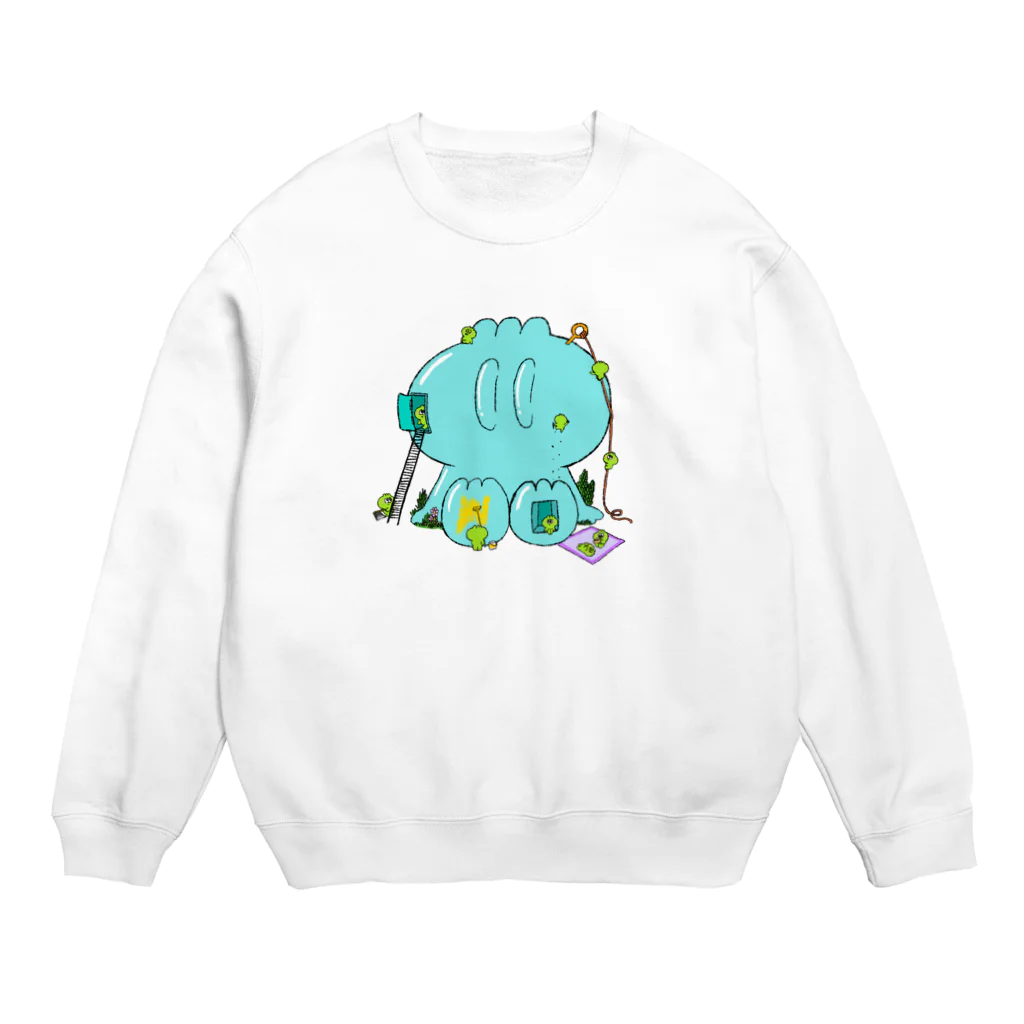 カボスのかぼしゅの建築かぼしゅ Crew Neck Sweatshirt