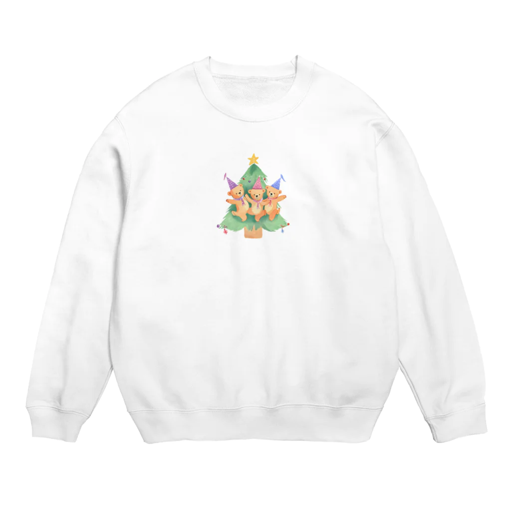 yugorohouseのクリスマスベアーズ Crew Neck Sweatshirt