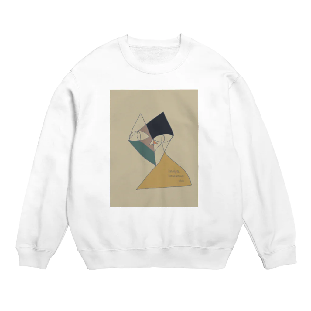 sorbericaの一筆書きネコ Crew Neck Sweatshirt