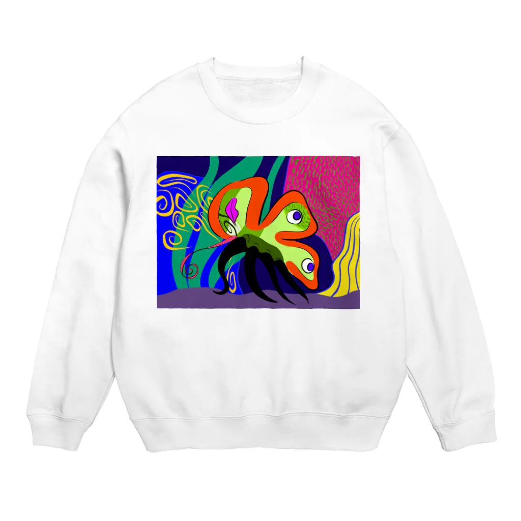 歌川夏子のbutterfly Crew Neck Sweatshirt