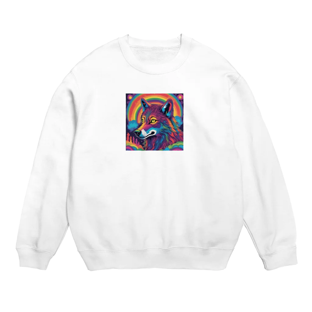 shop.ycのユメウルフ Crew Neck Sweatshirt