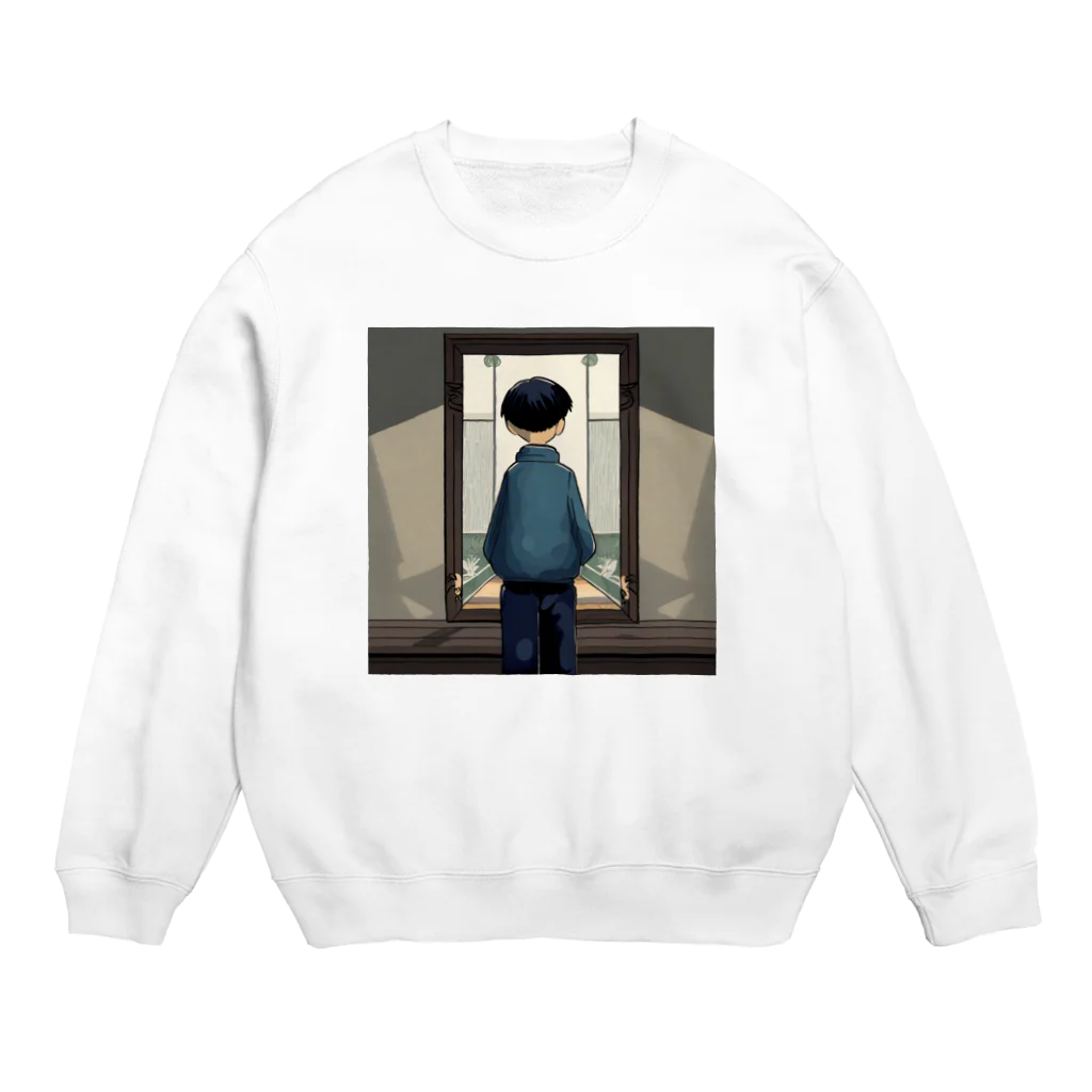 みとみとショップの孤独な少年　 Crew Neck Sweatshirt