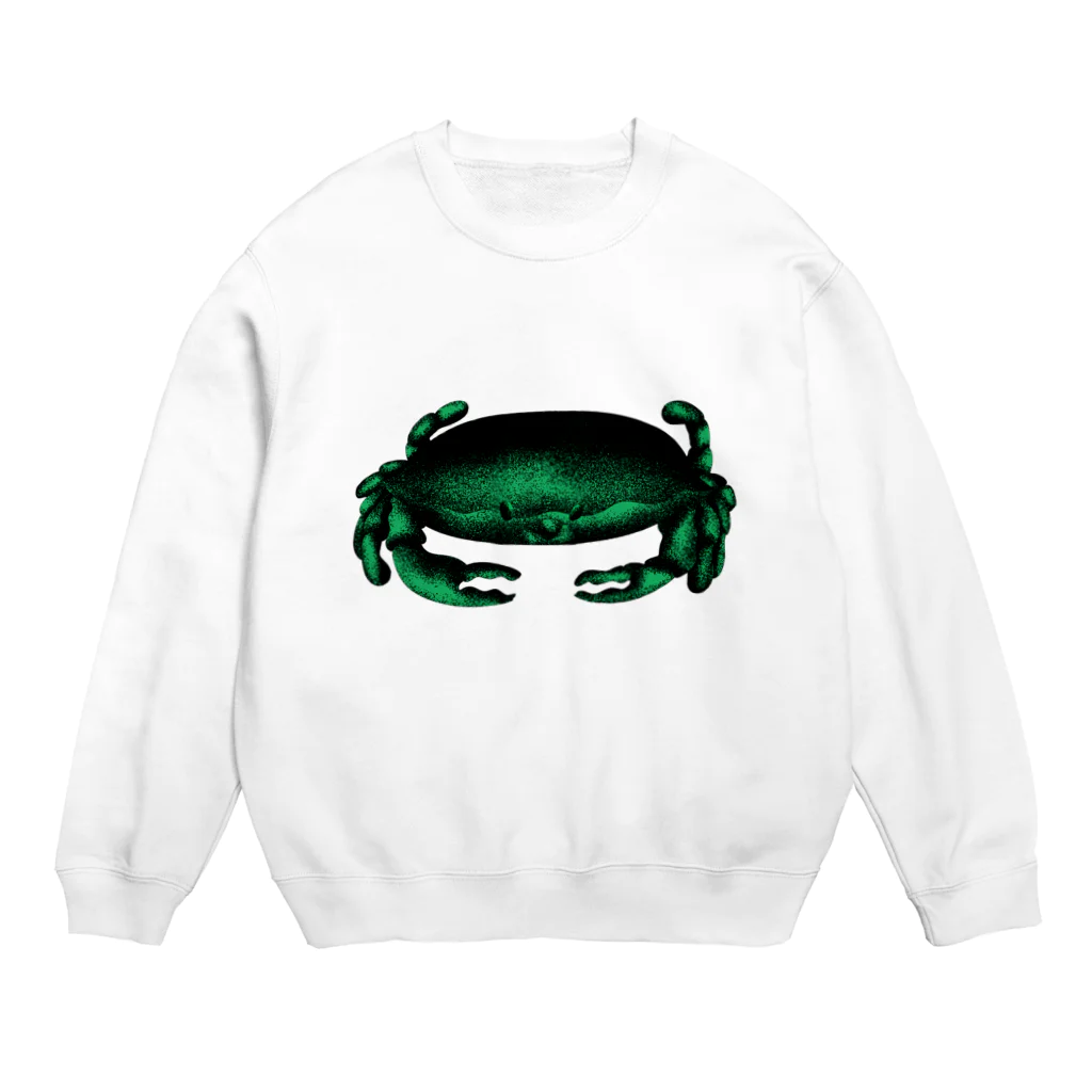 電気こうたろうの店のワタリガニ Crew Neck Sweatshirt