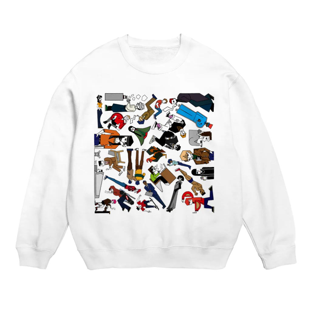 山（さん）のbarabara Crew Neck Sweatshirt