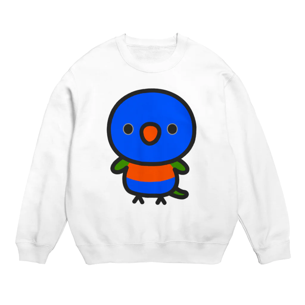 いんこ屋堂のゴシキセイガイインコ Crew Neck Sweatshirt