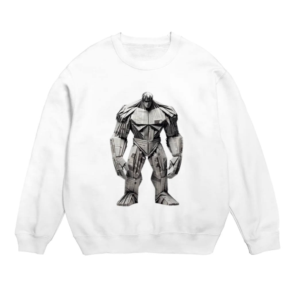 hoodie styleの巨人のオリーガミ Crew Neck Sweatshirt