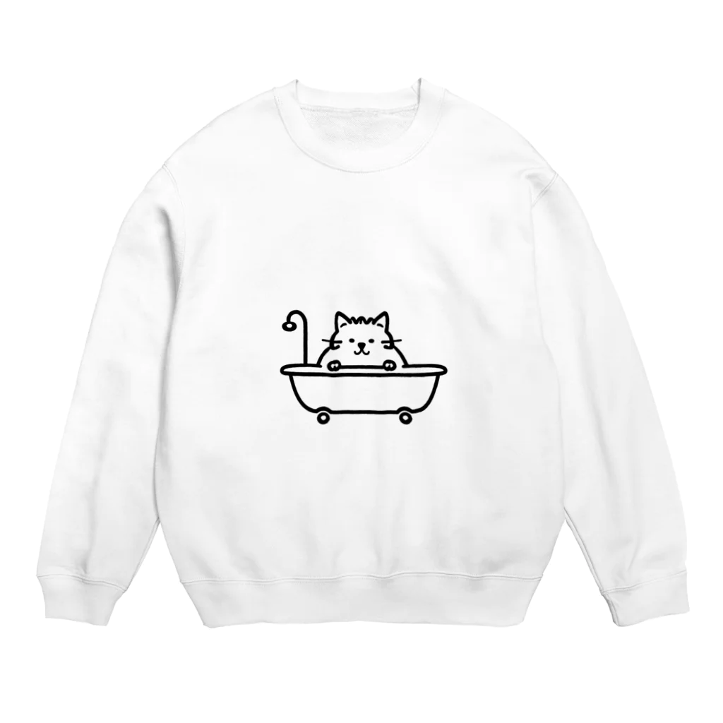 NIANのバスタブネコ Crew Neck Sweatshirt