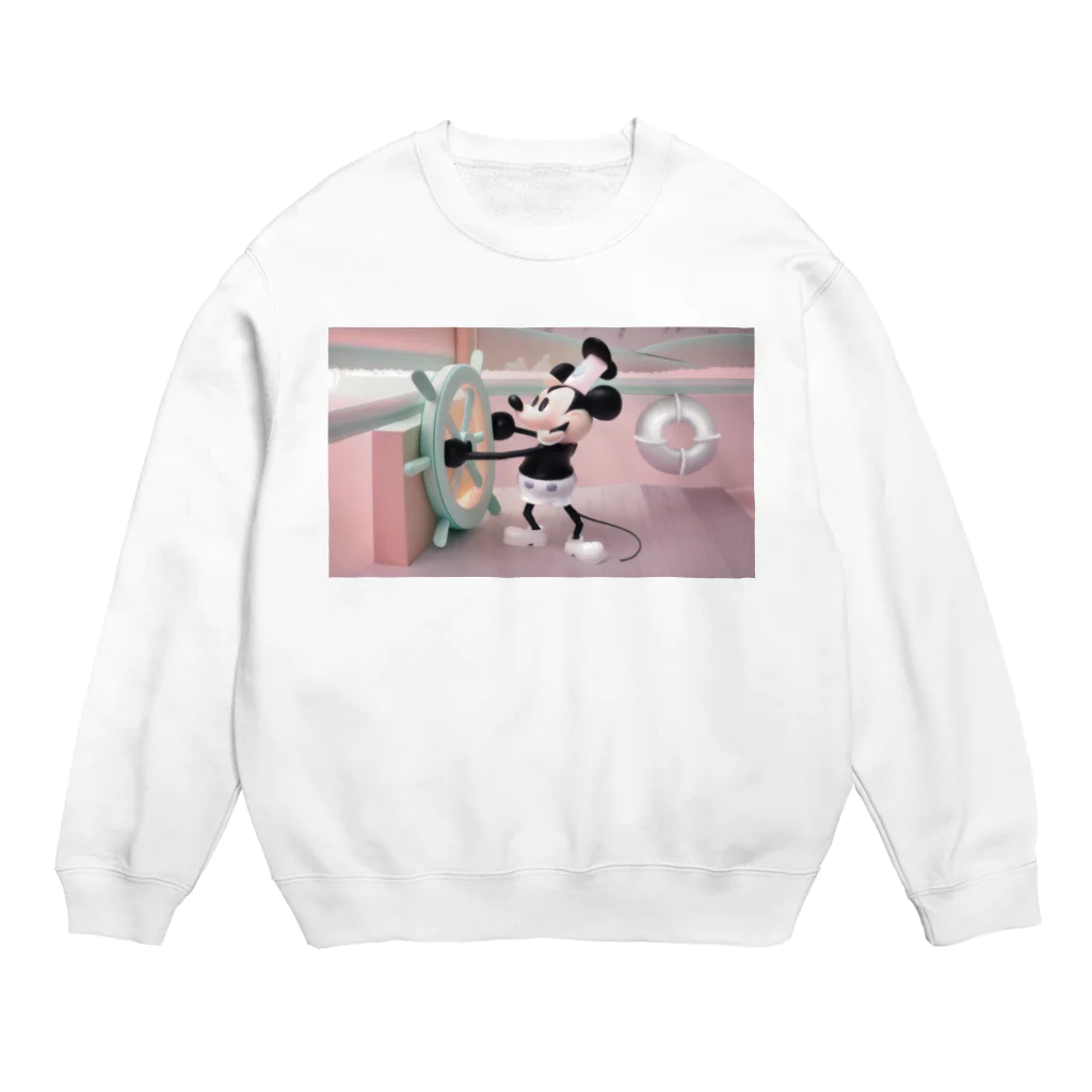 CHIKUSHOの蒸気船ウィリー スウェット Crew Neck Sweatshirt