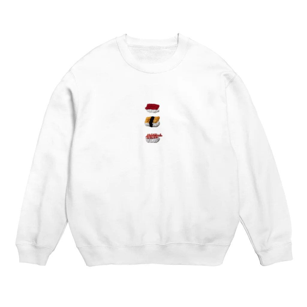 ホノボーノノの寿司くいねぇ Crew Neck Sweatshirt