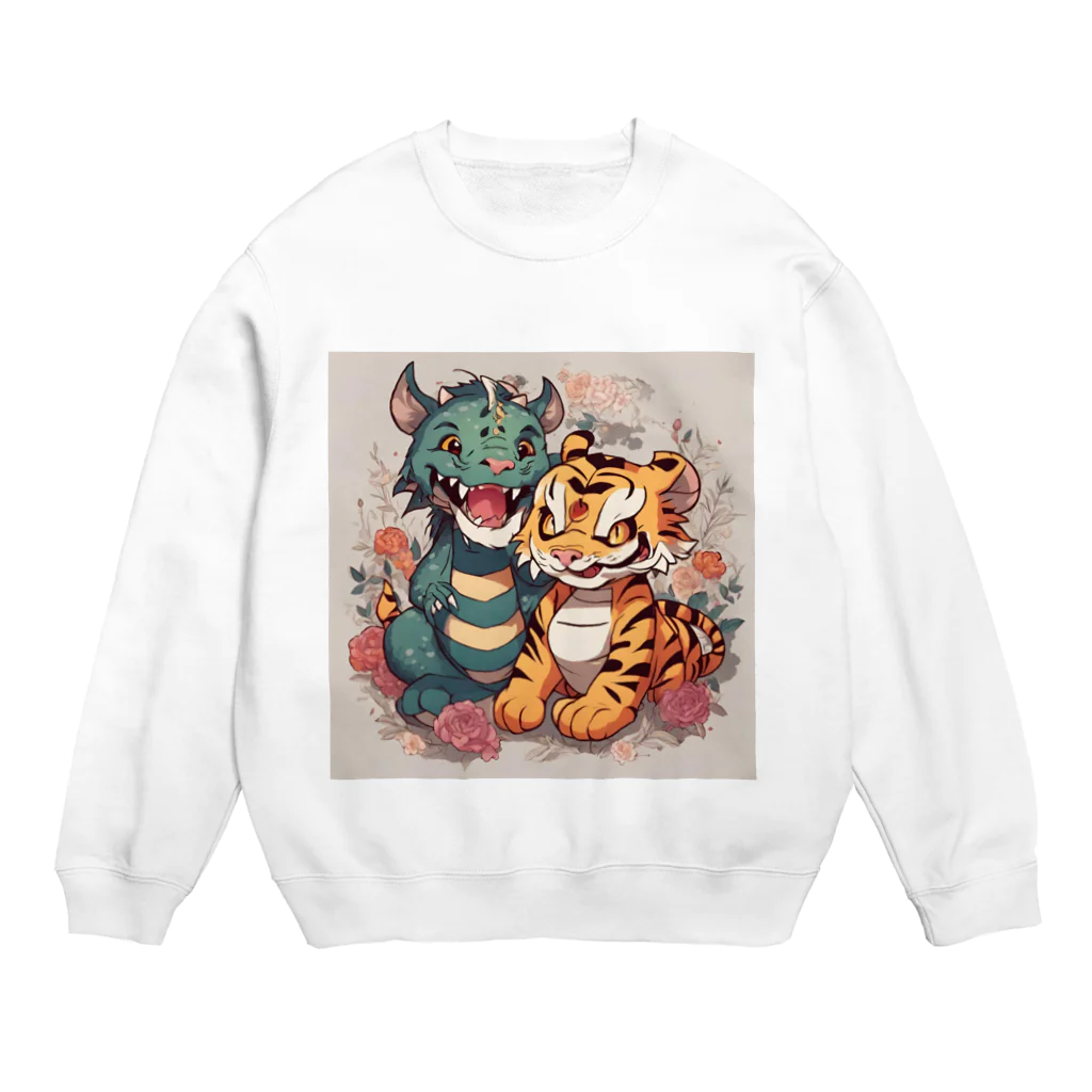 enryuu'sCLUBのPrettywithタイガー＆ドラゴン Crew Neck Sweatshirt