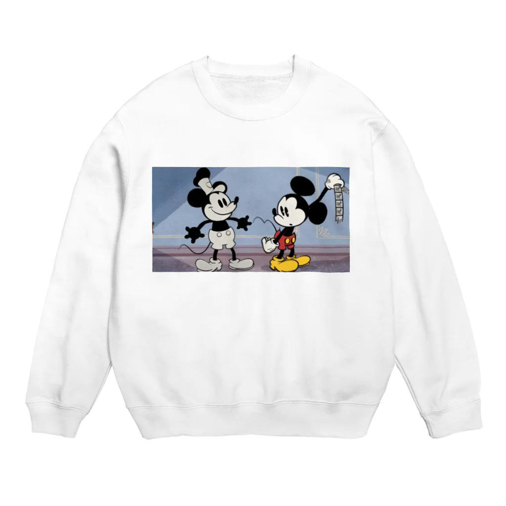 mickeymouse2024の【100個限定】懐かしのミッキー＆ミニー Crew Neck Sweatshirt