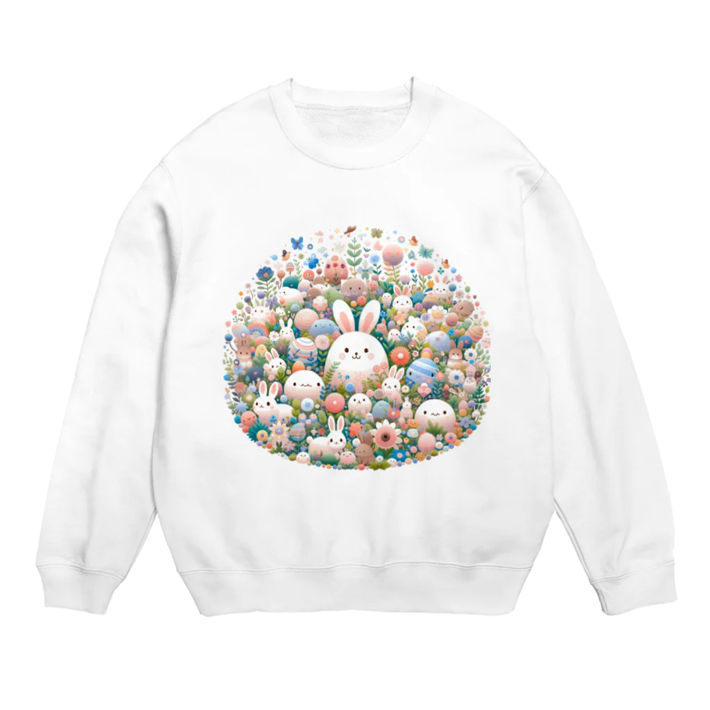 raio-nのハッピーフローラルファンタジー Crew Neck Sweatshirt