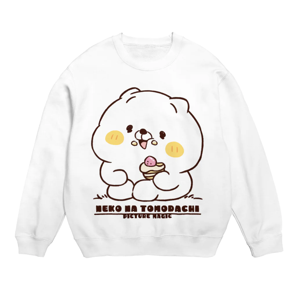 ねこなともだちのケーキ Crew Neck Sweatshirt