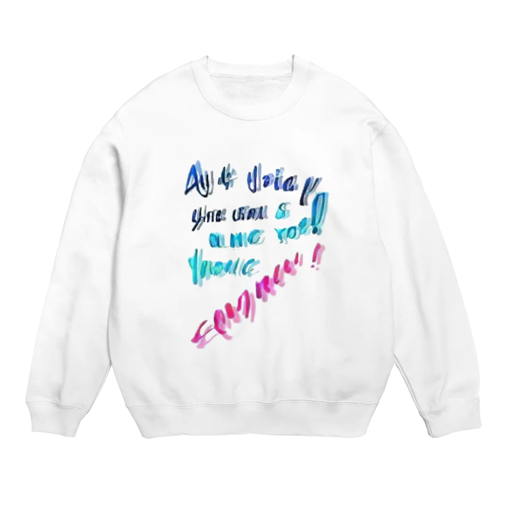 姫とすずり。のガラスの中の火花 Crew Neck Sweatshirt