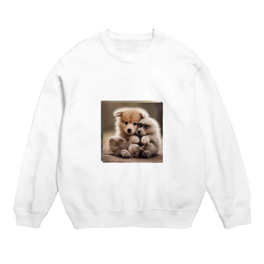 seven20sの仲良しワンコ Crew Neck Sweatshirt