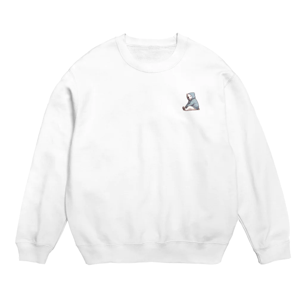 Kamonamiのシロクマパーカー Crew Neck Sweatshirt