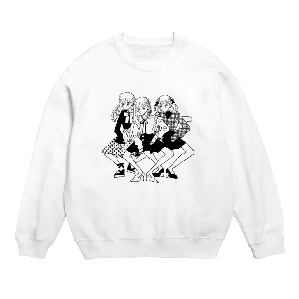 AM1のだんしんぐがーるず Crew Neck Sweatshirt