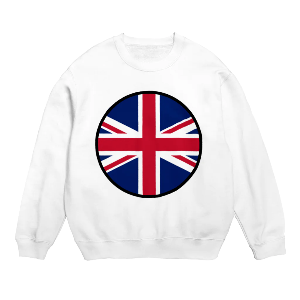 おもしろいTシャツ屋さんのイギリス England United Kingdom Great Britain Crew Neck Sweatshirt