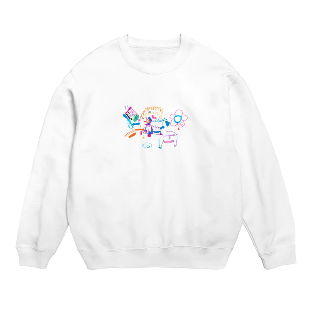 emperorunkogirlの抽象絵画「象」 Crew Neck Sweatshirt