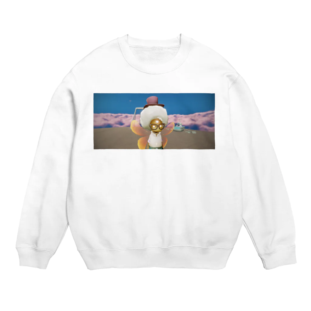 花の屋のsky星を紡ぐ子どもたち Crew Neck Sweatshirt