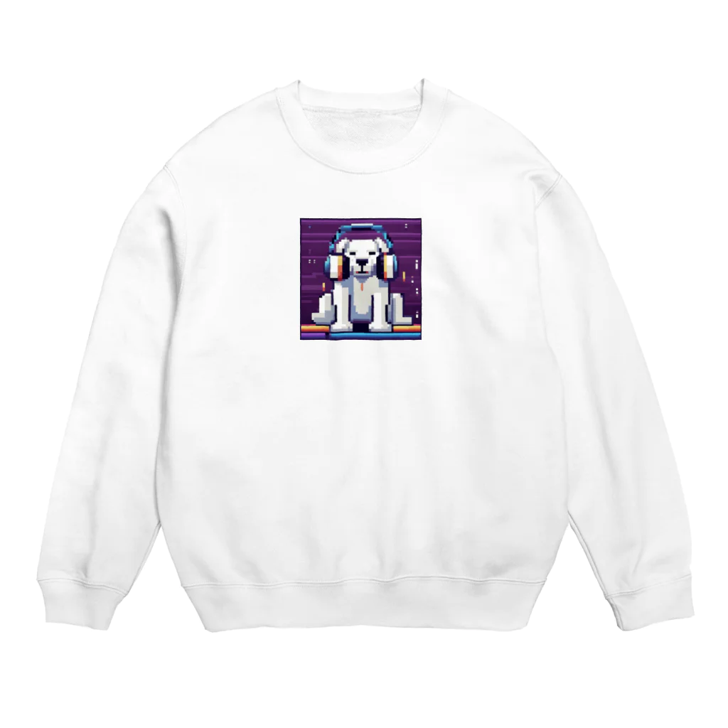 mellowのDJわんこ Crew Neck Sweatshirt