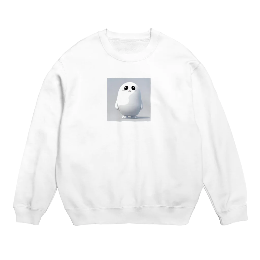 ブサカワ二頭身アニマルくんのブサカワ二頭身アニマル3 Crew Neck Sweatshirt