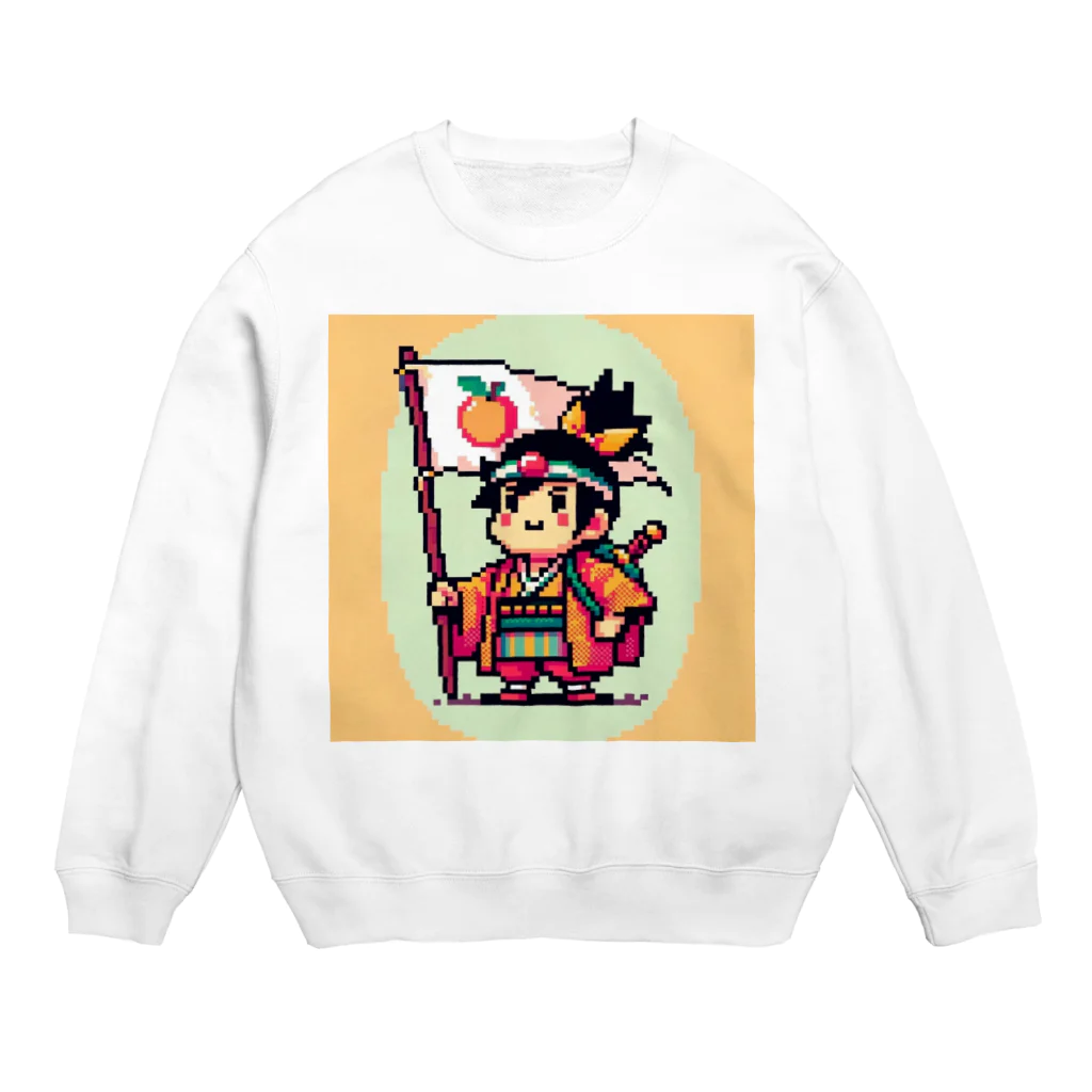 Ai_momotaro_diaryのMOMOTARO8bit Crew Neck Sweatshirt