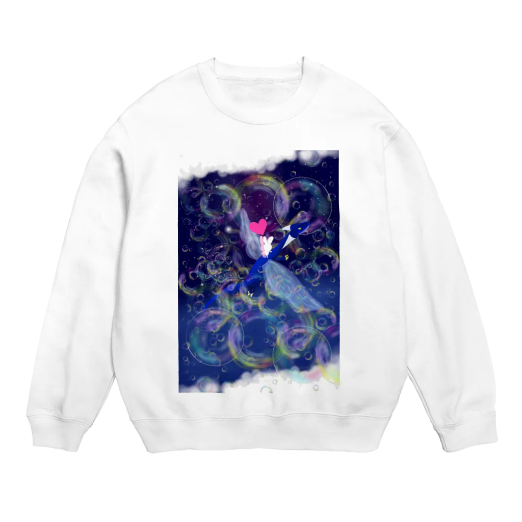 haa-taの夜間飛行 Crew Neck Sweatshirt