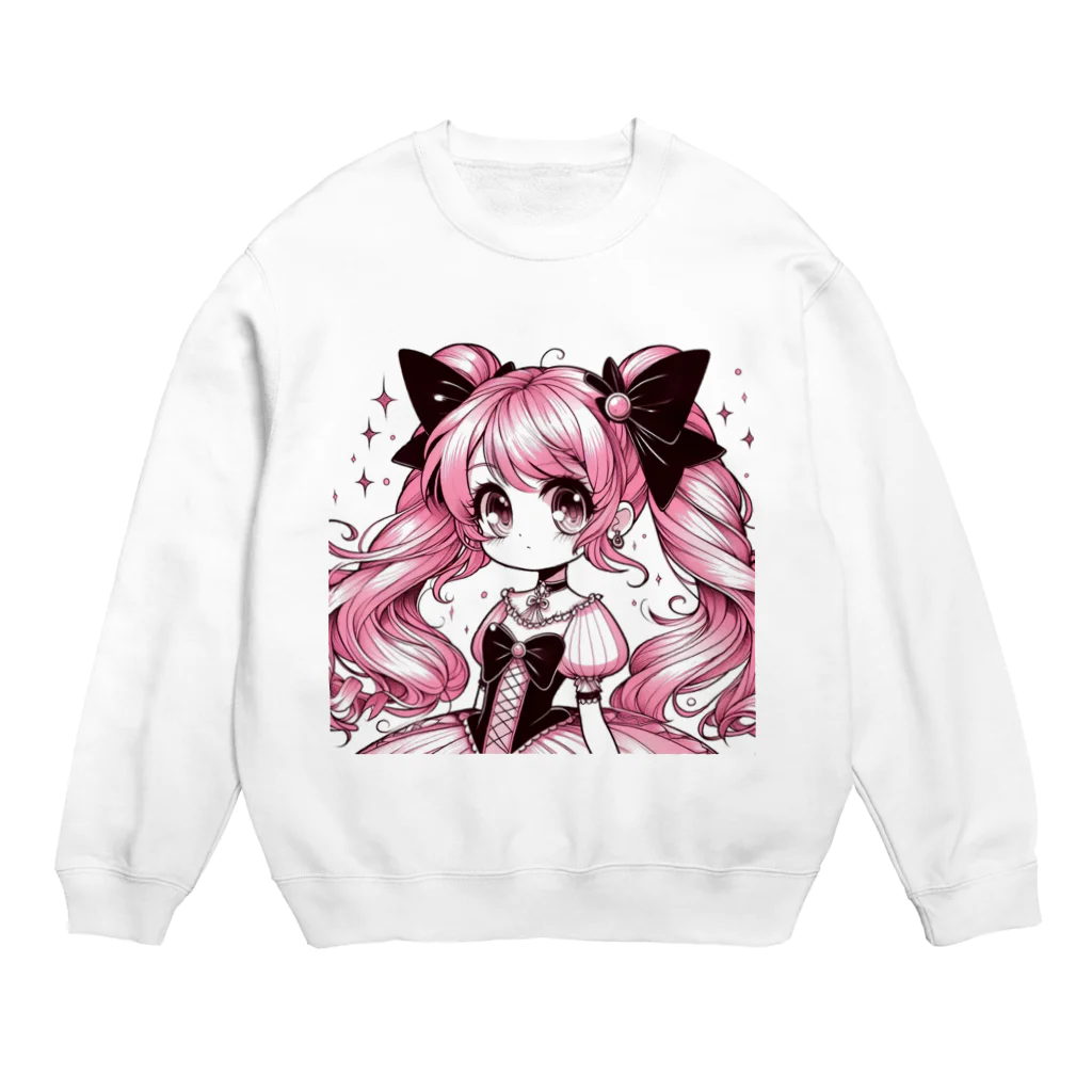 むこうのくにの魔法少女 Crew Neck Sweatshirt