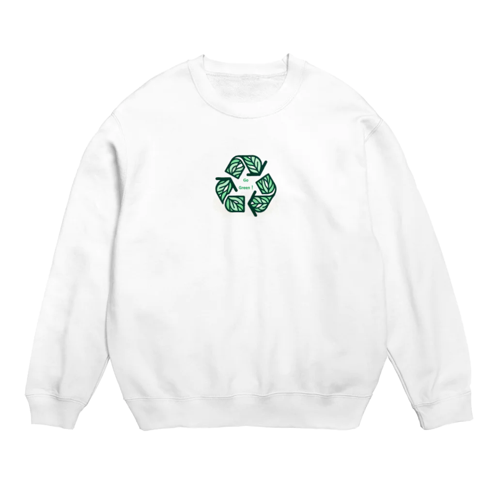   PiuVisageのGo Green! Crew Neck Sweatshirt