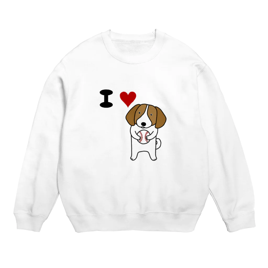 Mrs.Bean/ミセスビーンのボール拾ったワン Crew Neck Sweatshirt