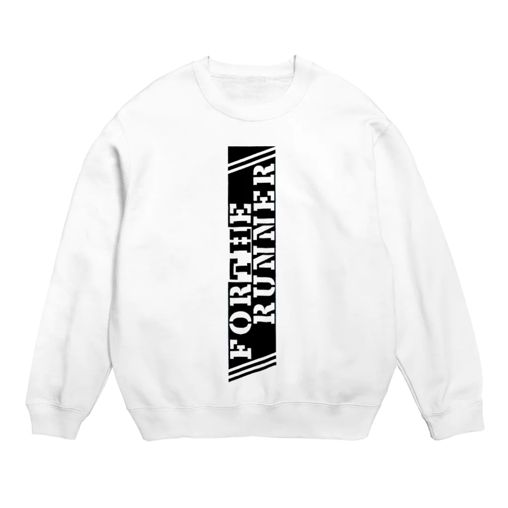 FOR THE RUNNERのFOR THE RUNNER（Black） Crew Neck Sweatshirt