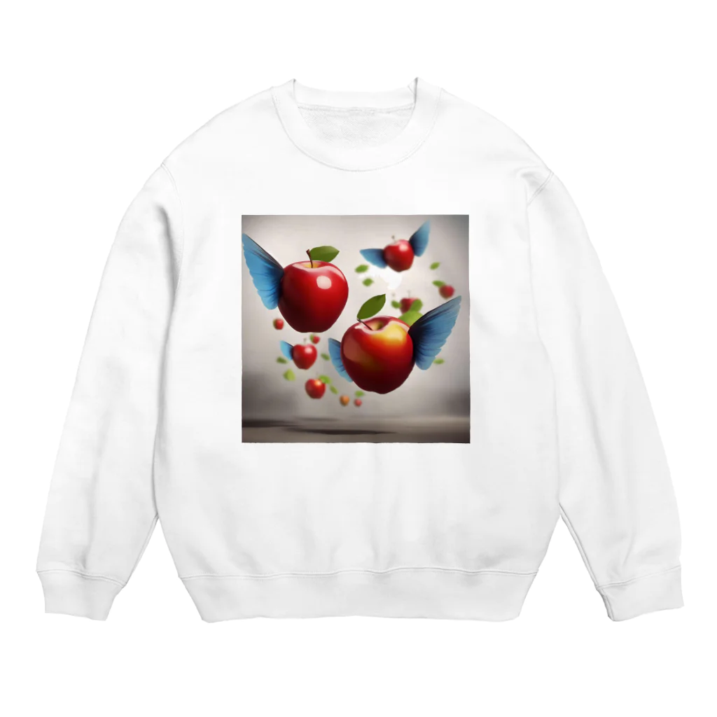 gulbisのお守りりんご Crew Neck Sweatshirt