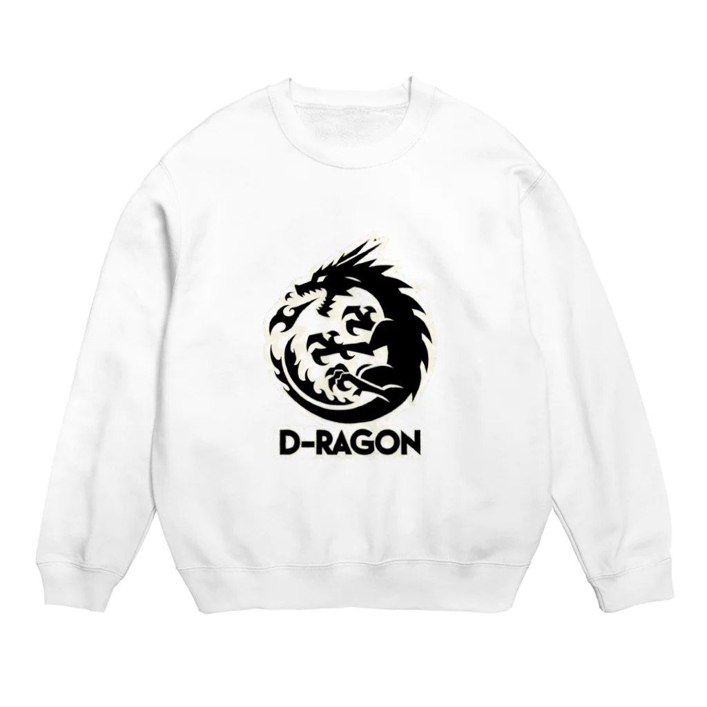 yp_channelのドラゴンの影（単体） Crew Neck Sweatshirt