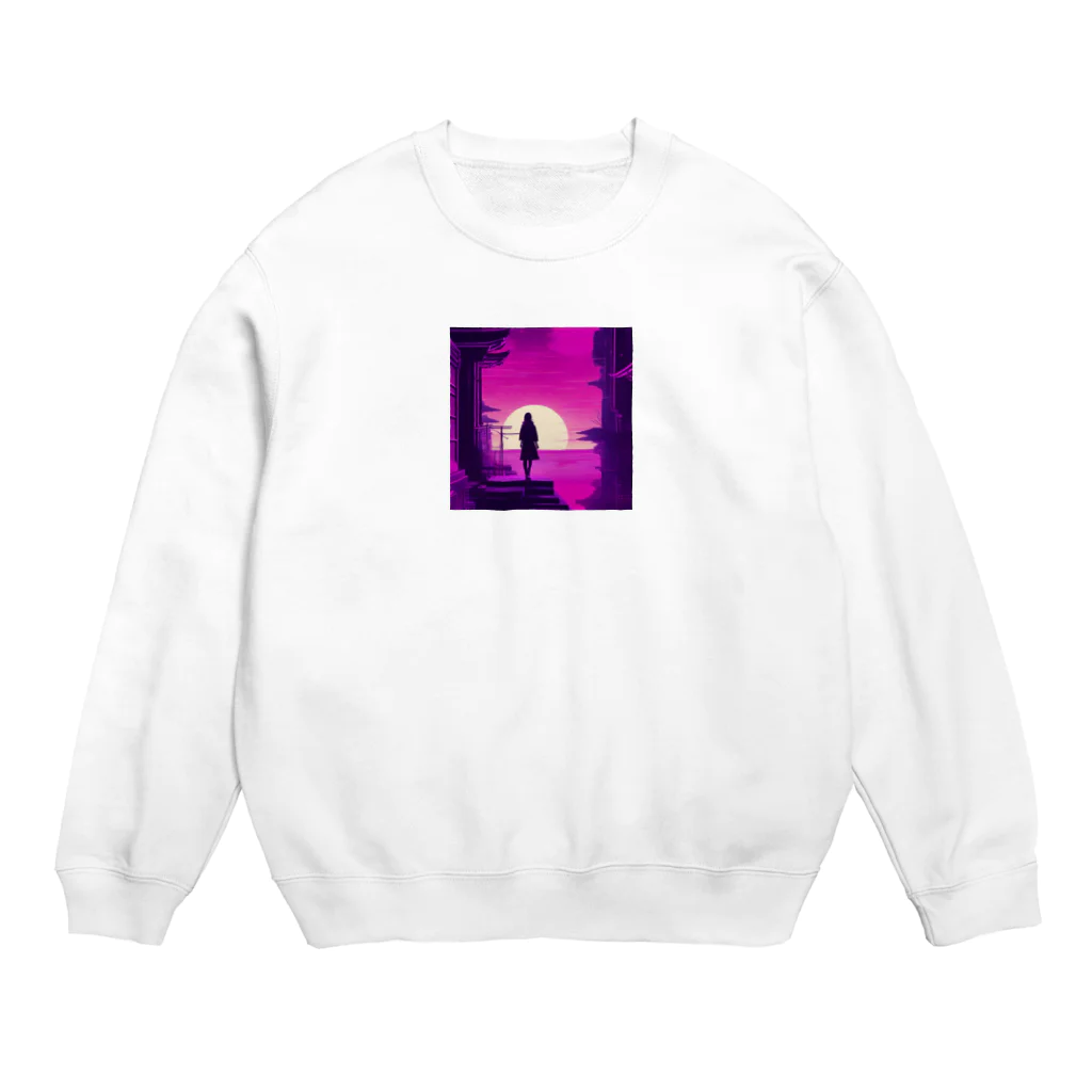 360の和風　サイバーパンク Crew Neck Sweatshirt