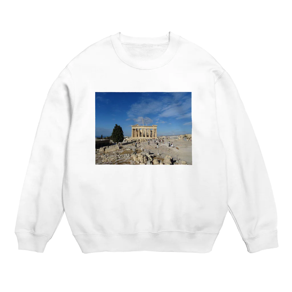 世界建築巡りのギリシャグッズ Crew Neck Sweatshirt