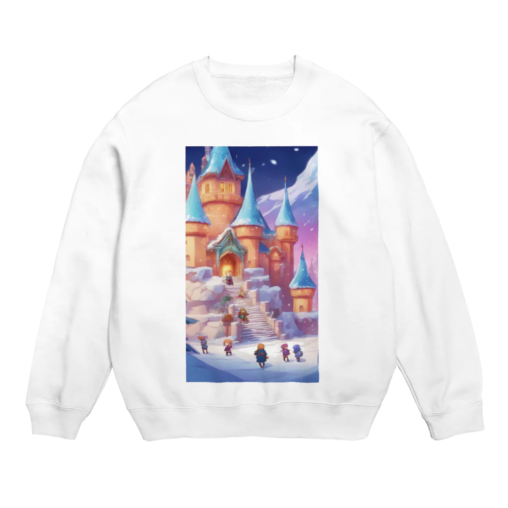 itigodaの雪の王国 Crew Neck Sweatshirt