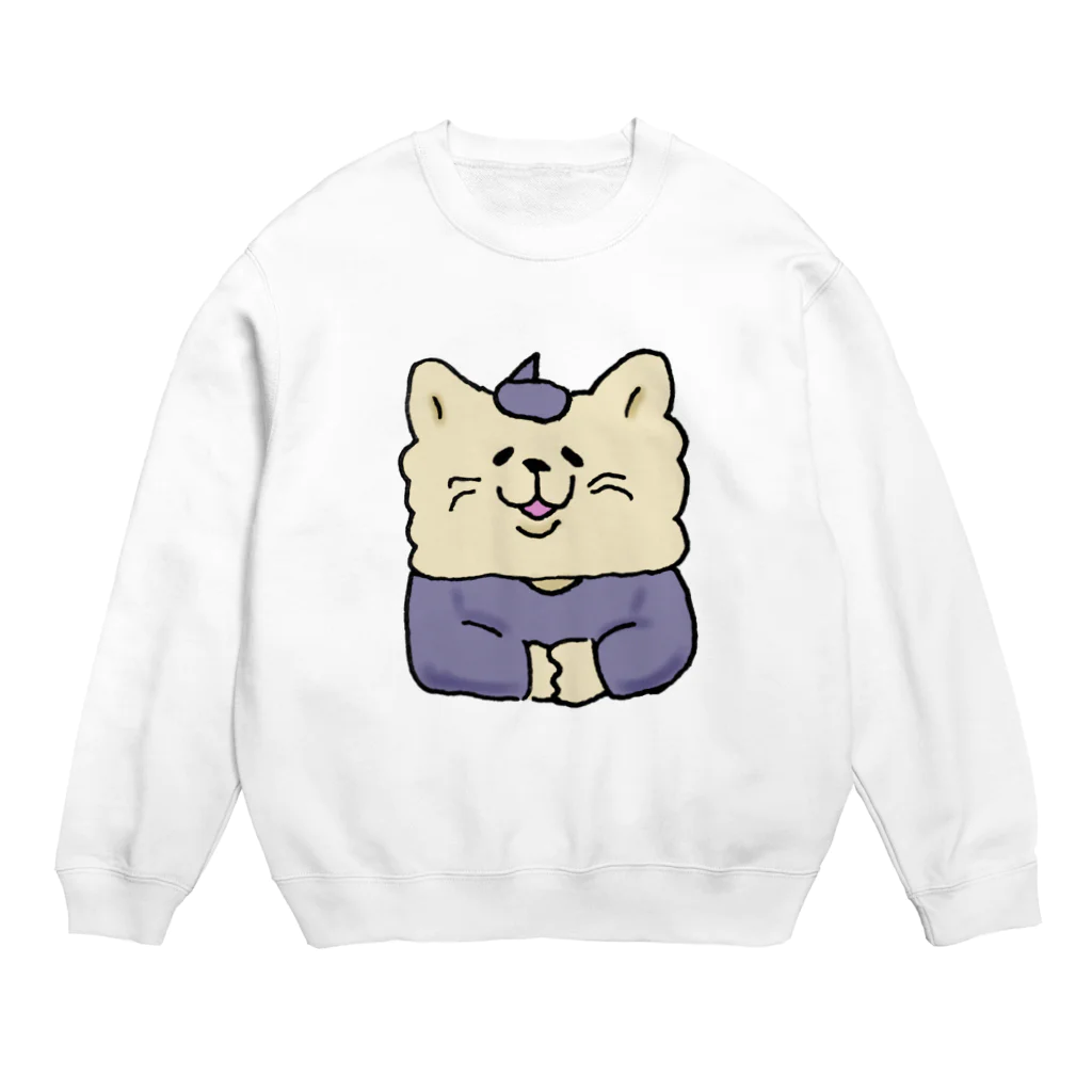 ロジローのカウンセラーネコ Crew Neck Sweatshirt