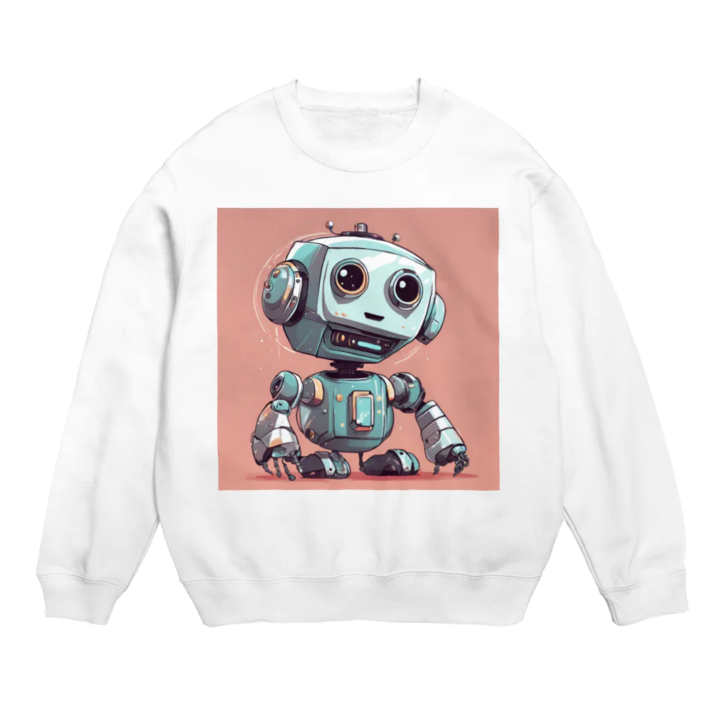 tooru0377のVuittonぽいロボットらしい Crew Neck Sweatshirt