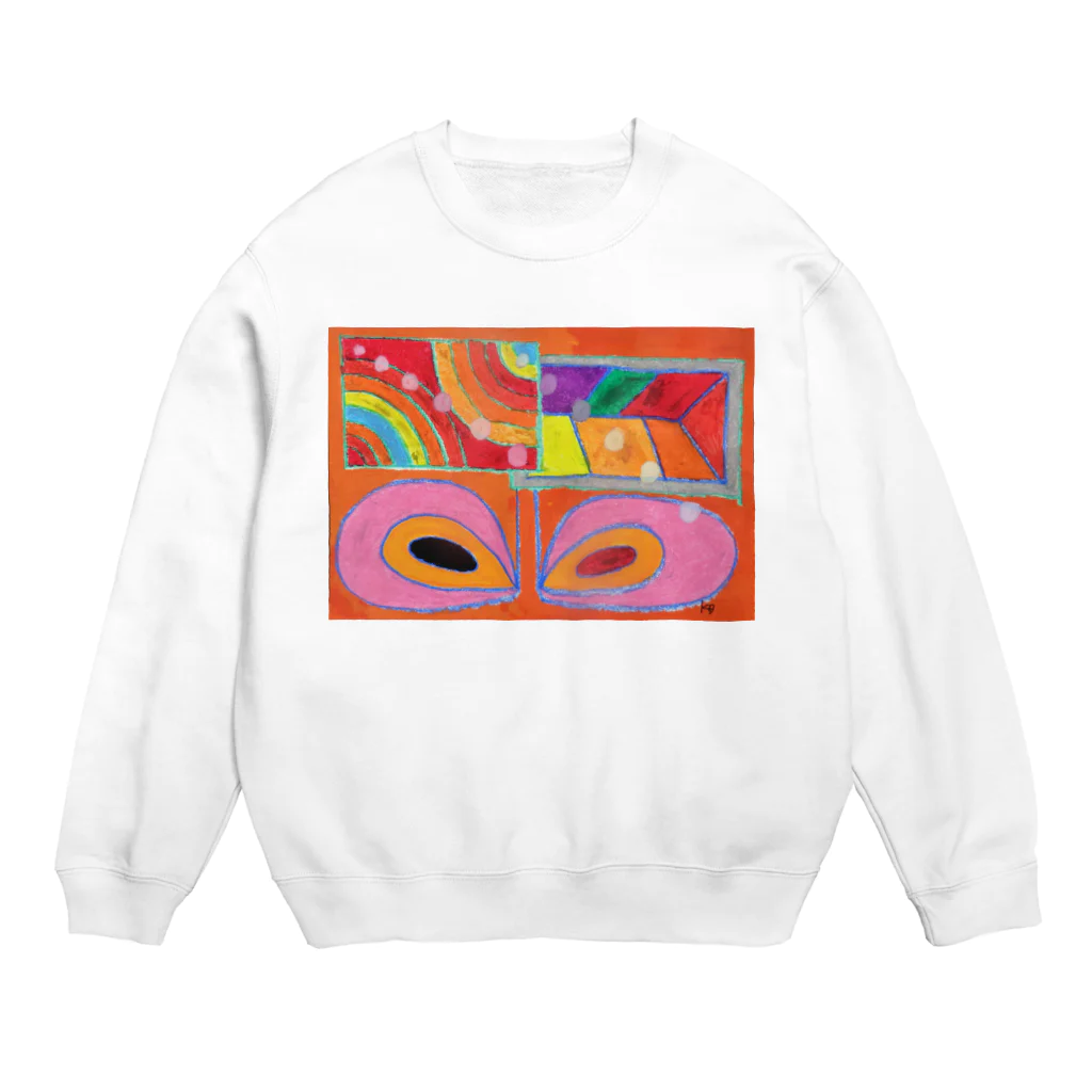 ぴくちゃー55の大好き Crew Neck Sweatshirt