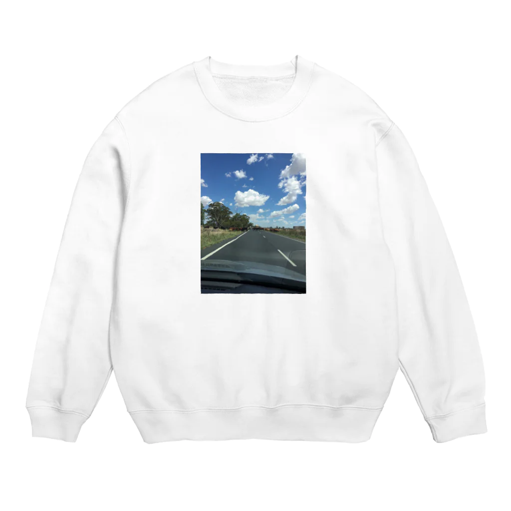 YASUE ABE JPのSend your location Crew Neck Sweatshirt