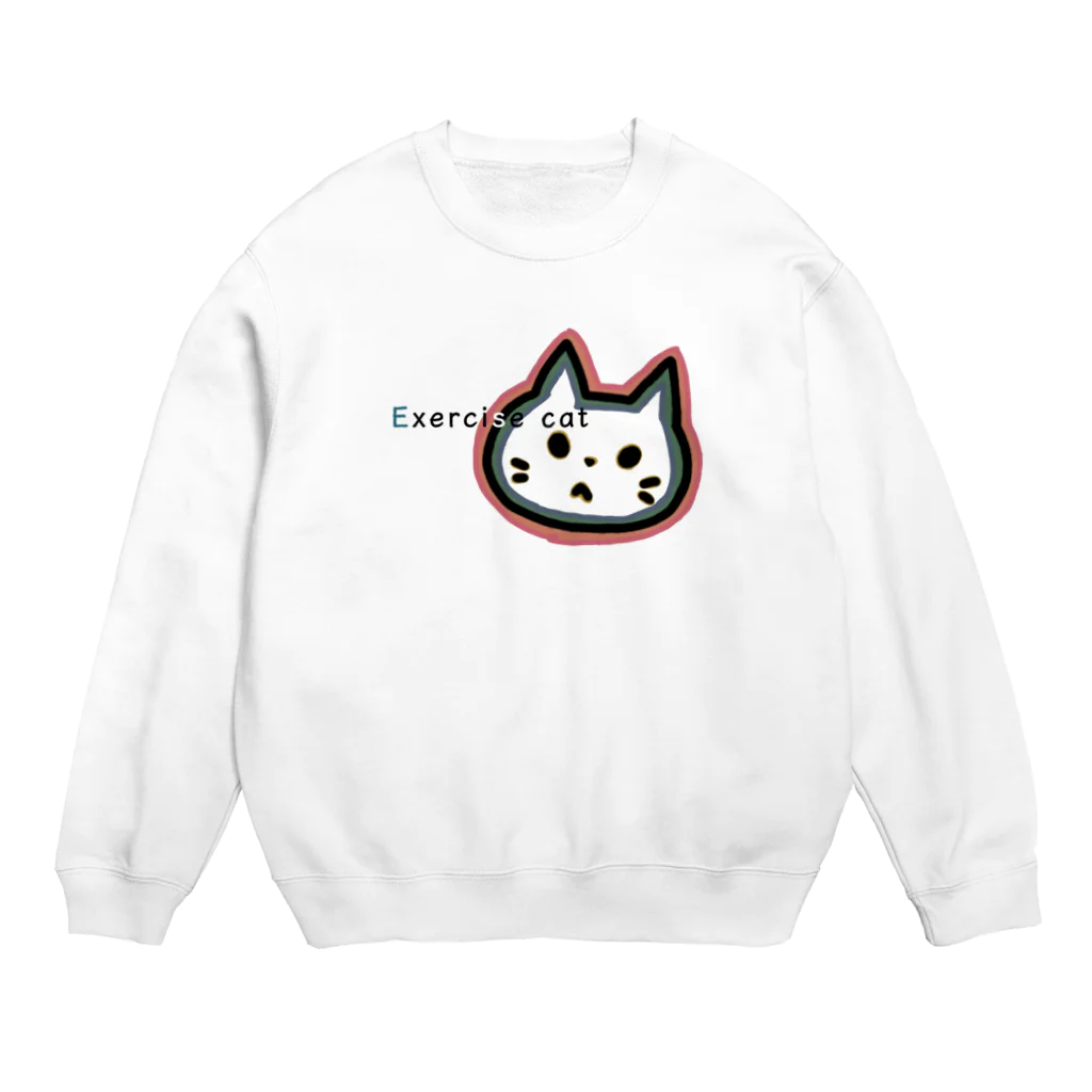 エクササイズ・キャットのエクササイズ キャット　派手派手1 Crew Neck Sweatshirt